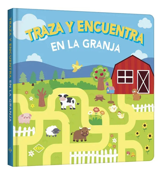 Libro Traza Y Encuentra - En La Granja