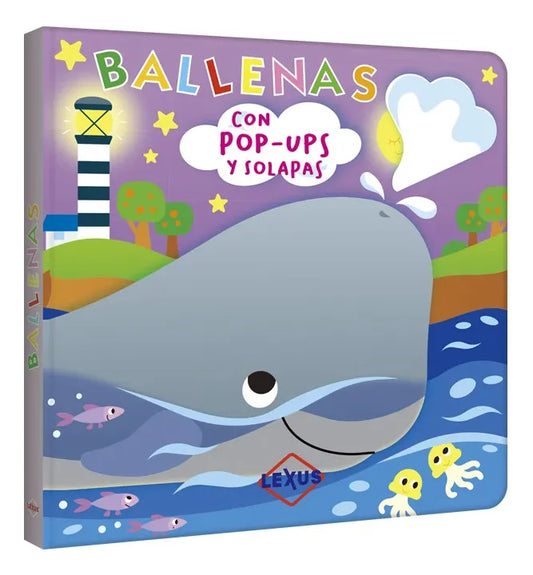 Libro Ballenas Con Pop-ups Y Solapas