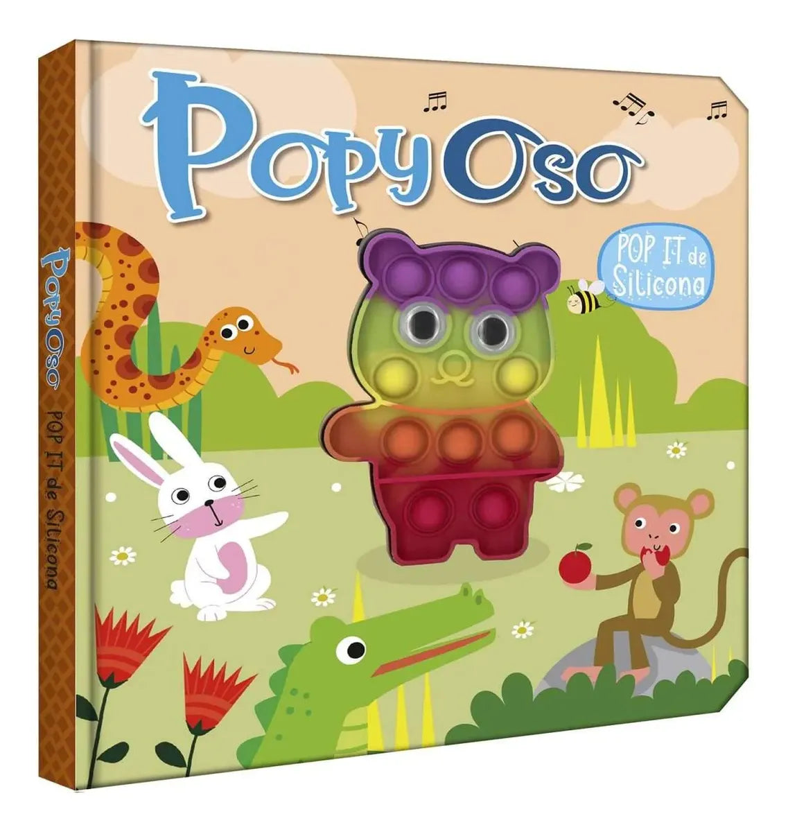 Colección Sensorial 4 Libros Pop It De Silicona