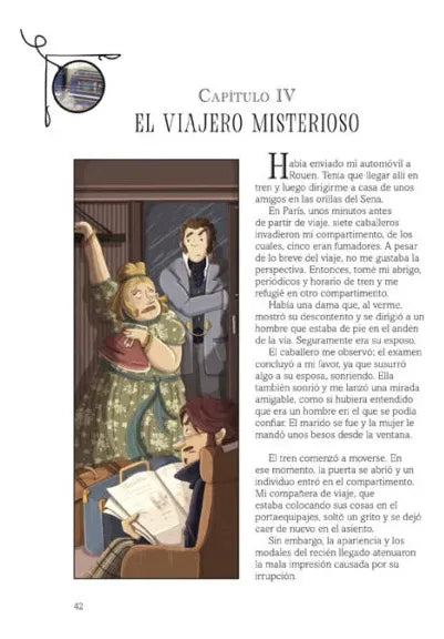 Libro Arsenio Lupin Caballero Ladrón - Cuentos De Misterio