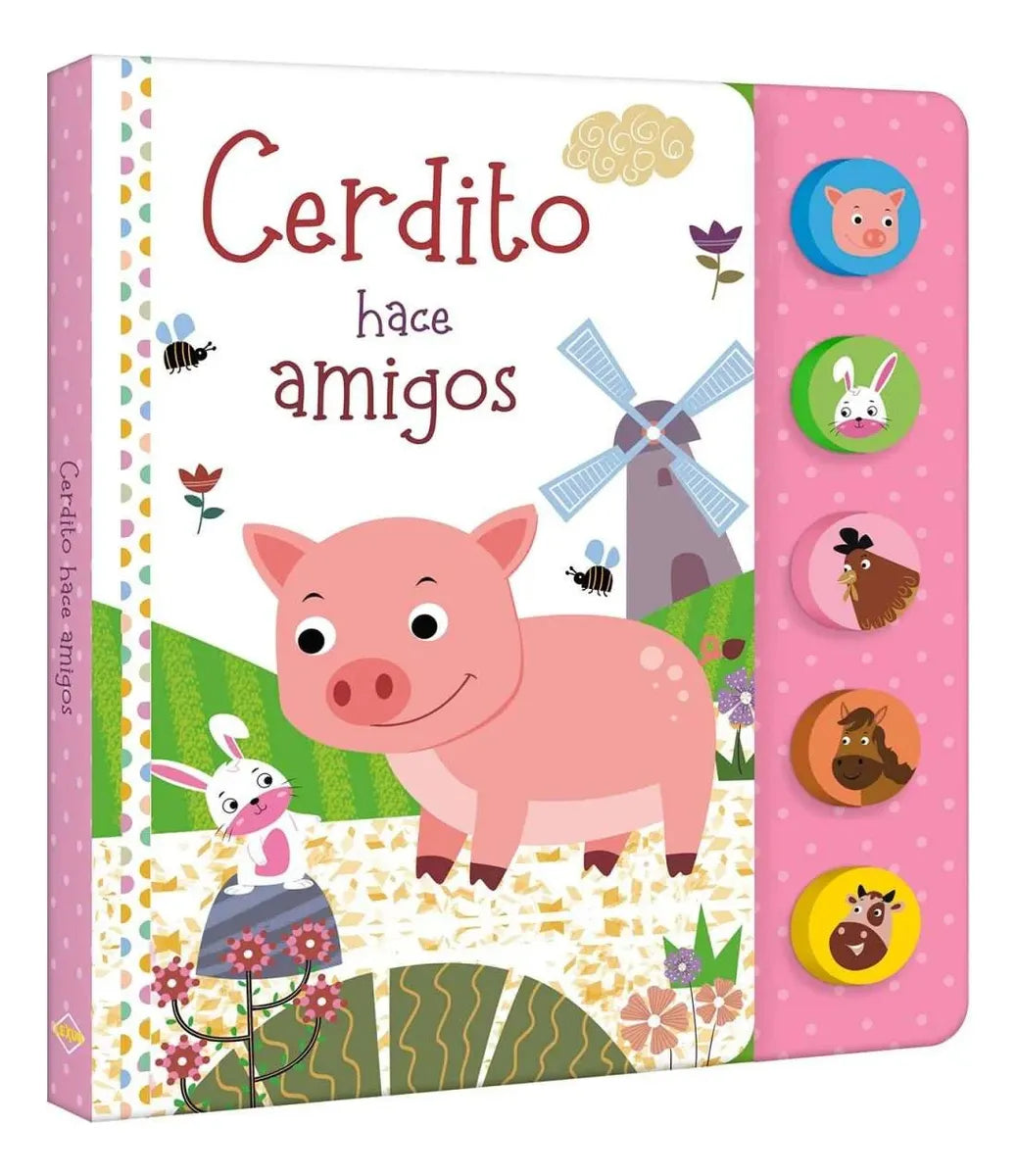 Colección Hace Amigos Libros Interactivos Con Sonidos