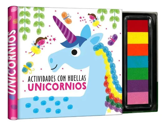 Libro Actividades Con Huellas Unicornios