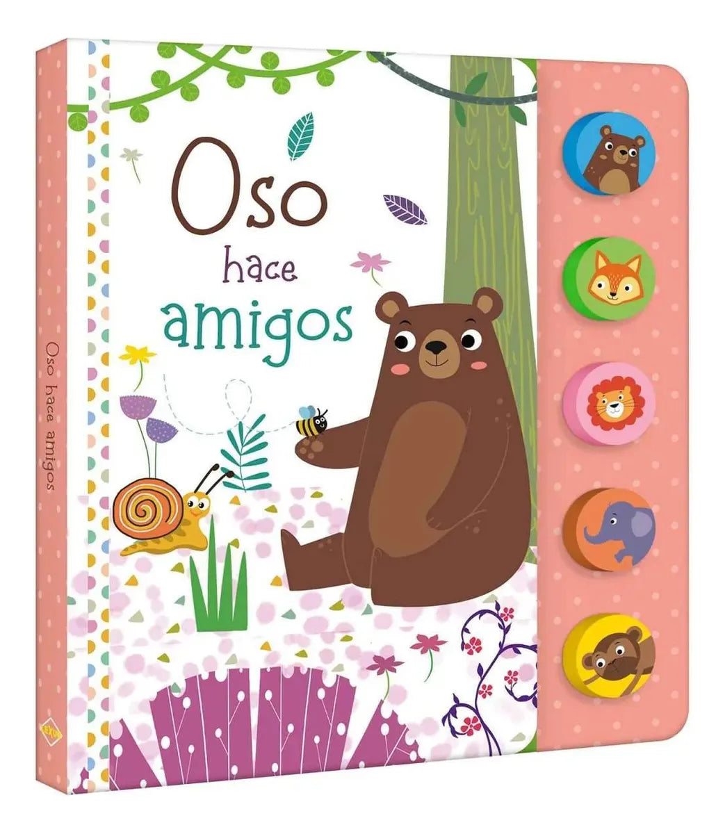 Colección Hace Amigos Libros Interactivos Con Sonidos