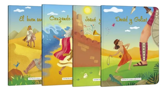 Libro Pack 4 Libros Pop-up Historias De La Biblia