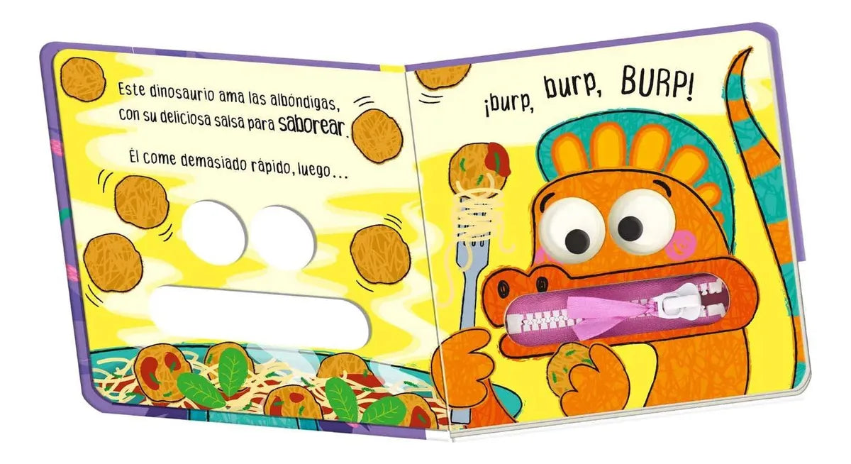 Libro Snackasaurus: Con Cremallera Y Ojos Movibles