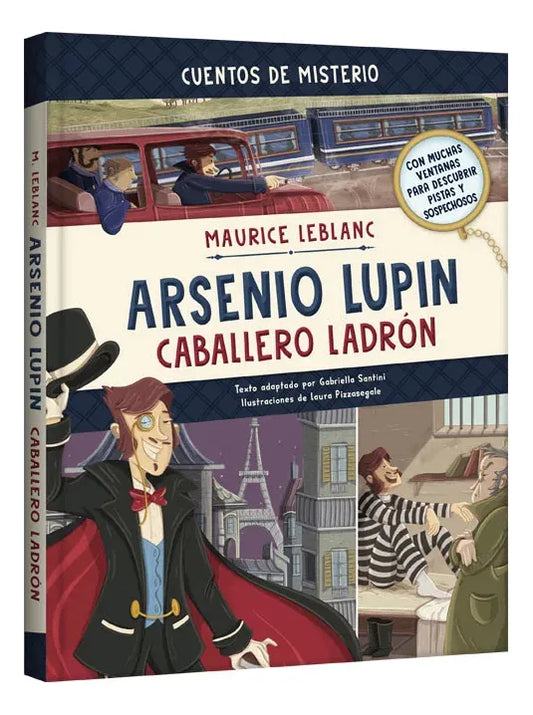 Libro Arsenio Lupin Caballero Ladrón - Cuentos De Misterio