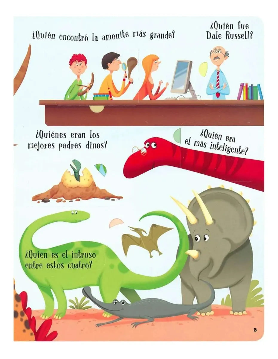 Libro Dinosaurios Levanta Tapitas