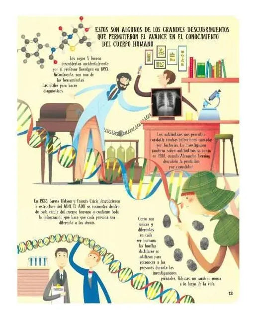 Libro El Cuerpo Humano Levanta Tapitas