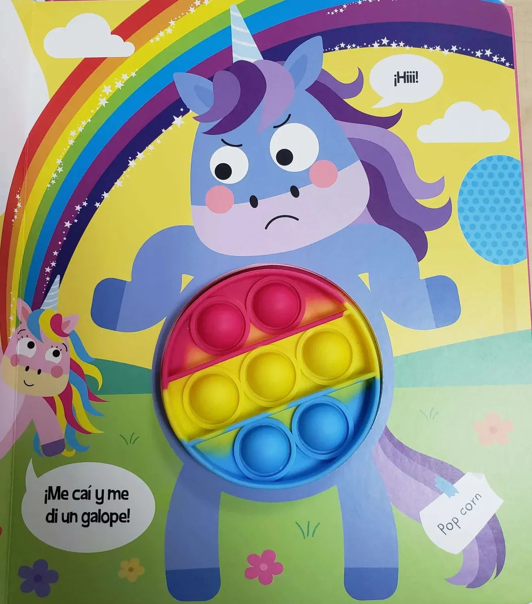 Libro ¡unicornios Divertidos! Pop It