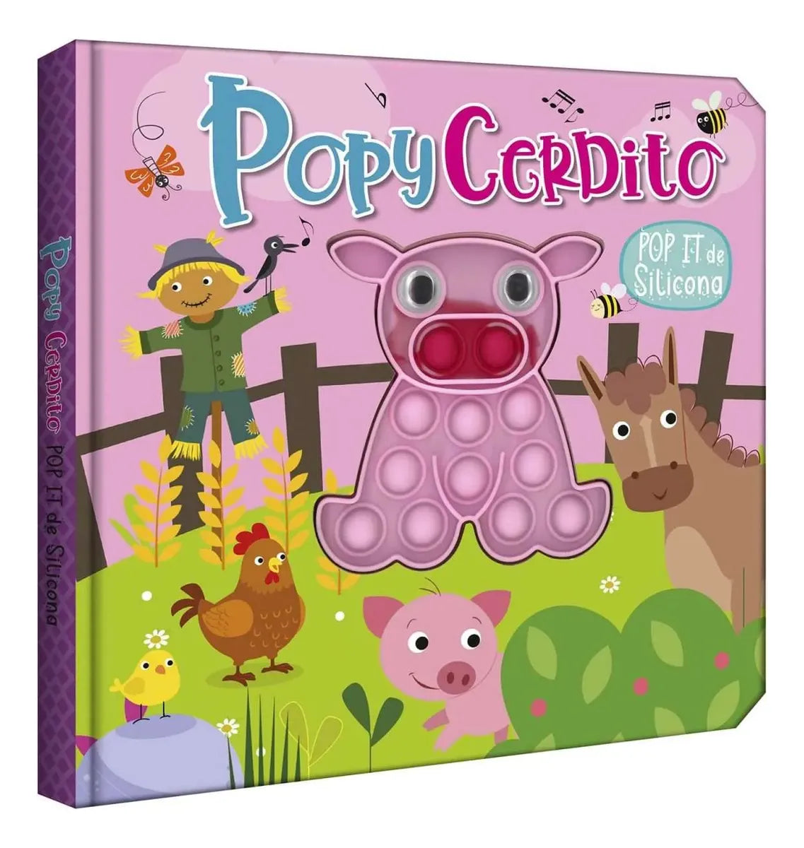 Colección Sensorial 4 Libros Pop It De Silicona