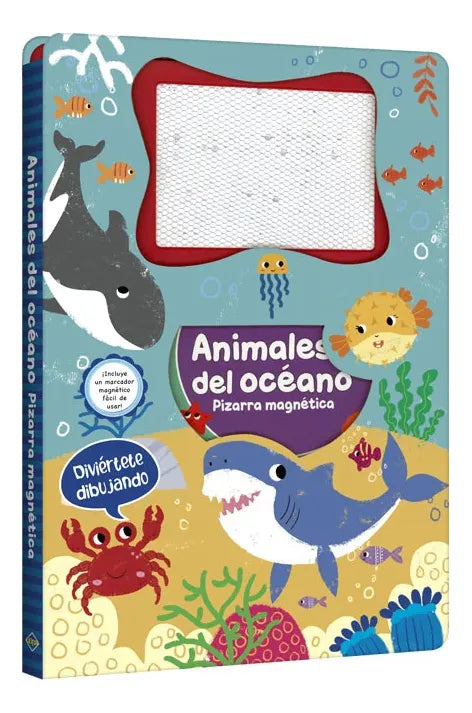 Libro Animales Del Océano Pizarras Magnéticas