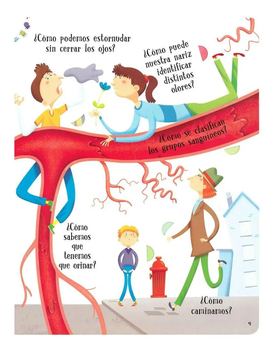 Libro El Cuerpo Humano Levanta Tapitas