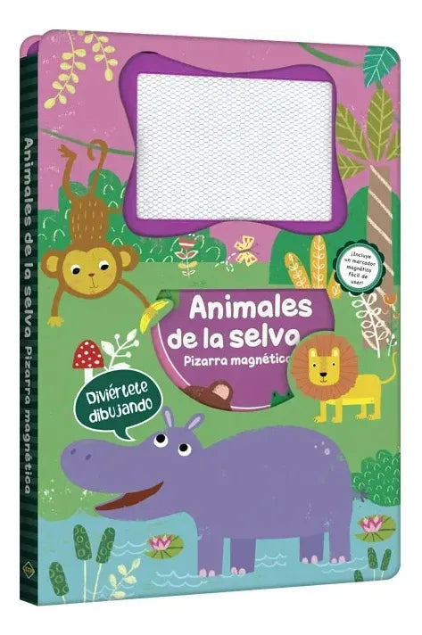 Libro Animales De La Selva Pizarras Magnéticas