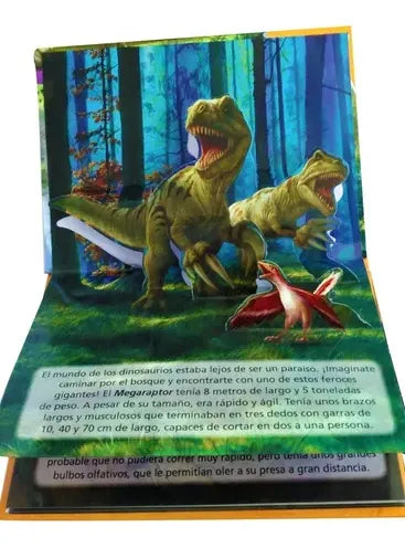Libro Dinosaurios Pop-up 3d: Los Más Feroces