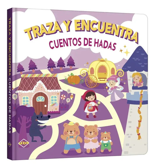 Libro Traza Y Encuentra - Cuentos De Hadas