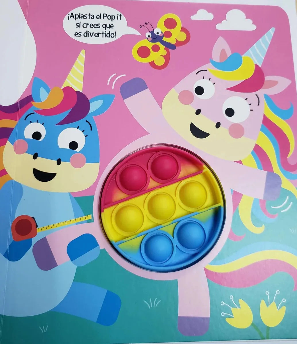 Libro ¡unicornios Divertidos! Pop It