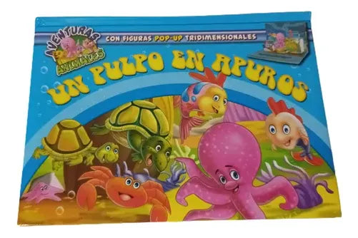 Libro Un Pulpo En Apuros (aventuras Animales Pop-up)