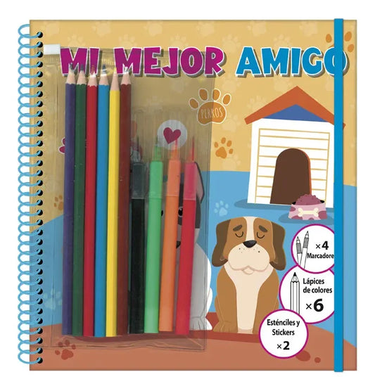Libro Mi Mejor Amigo Libro Para Dibujar Y Colorear
