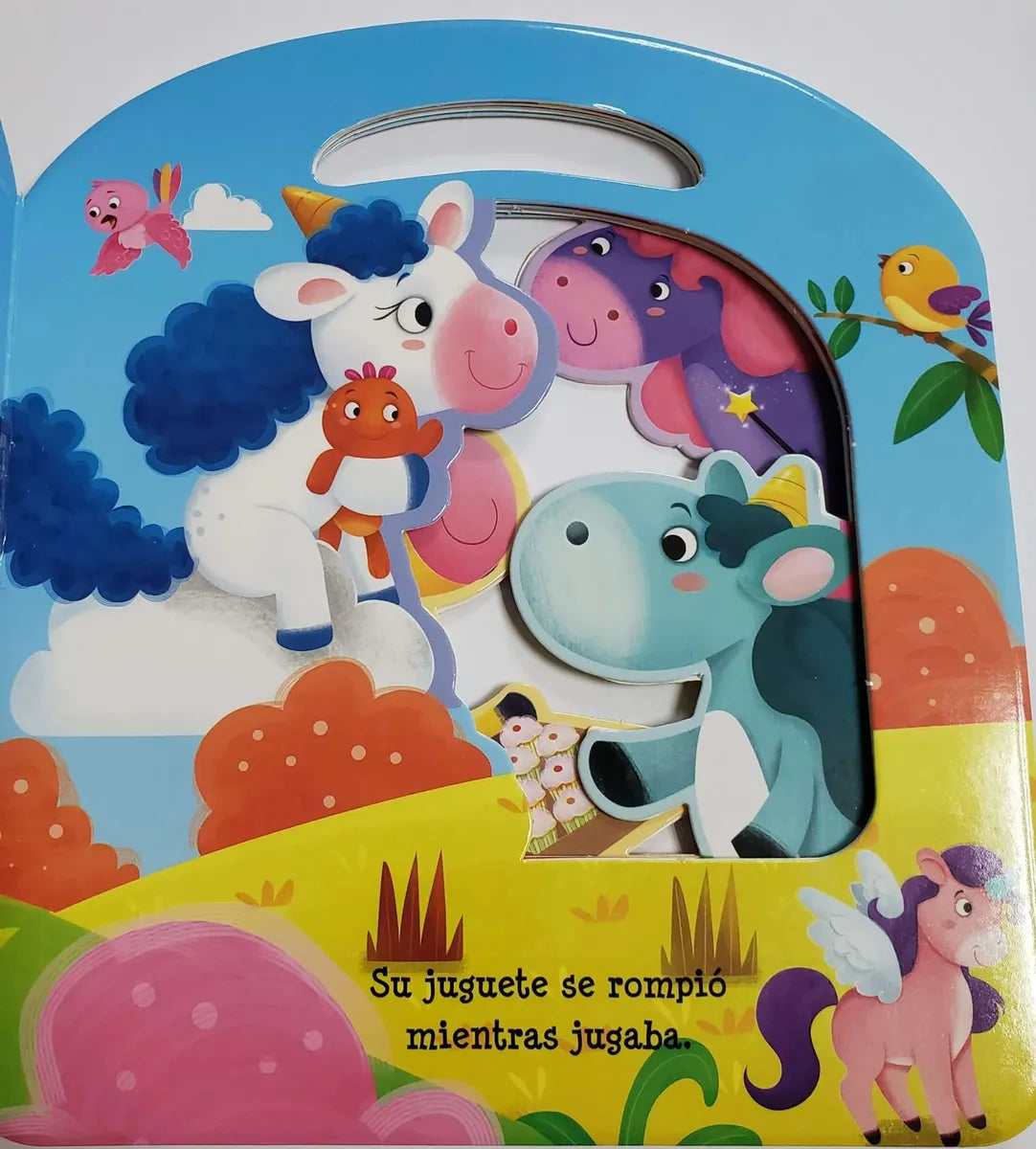 Libro Unicornios 4 Imágenes Troqueladas