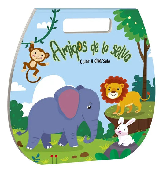 Libro Amigos De La Selva Color Y Diversión