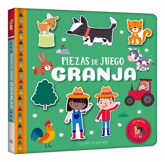 Libro Piezas De Juego Granja