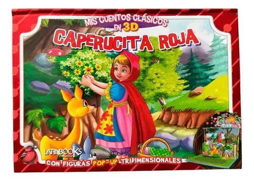 Libro Mis Cuentos Clásicos En 3d Caperucita Roja