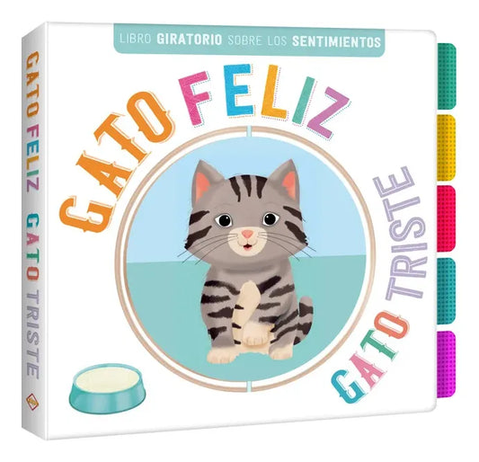 Libro Gato Feliz Gato Triste Libro Giratorio