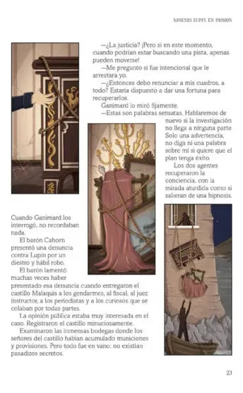 Libro Arsenio Lupin Caballero Ladrón - Cuentos De Misterio