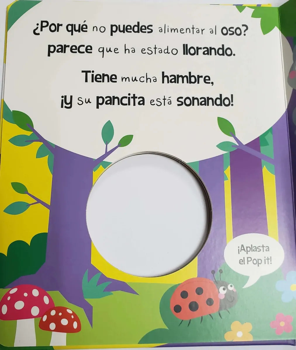 Libro ¡no Alimentes Al Oso! Pop It