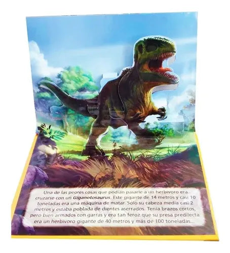 Libro Dinosaurios Pop-up 3d: Los Más Feroces