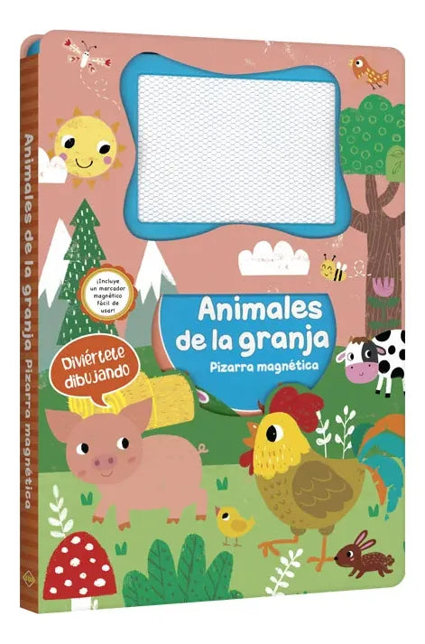 Libro Animales De La Granja Pizarras Magnéticas