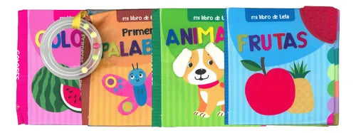 Colección De 4 Libros De Tela Primeros Aprendizajes