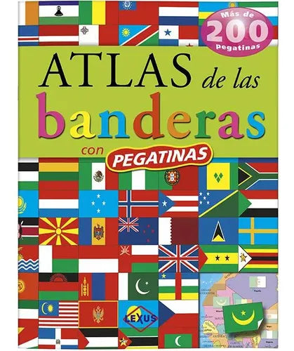 Libro Atlas De Las Banderas Con Pegatinas
