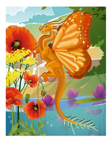 Libro Dragones Colección Raspar Y Colorear