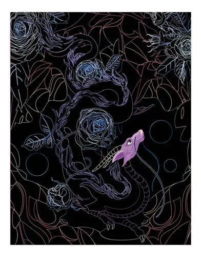 Libro Dragones Colección Raspar Y Colorear