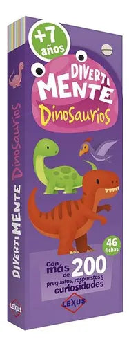 Libro Abanico Diverti Mente Dinosaurios