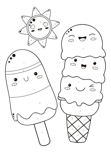 Libro Me Encantan Los Dulces Coloreando Con Números