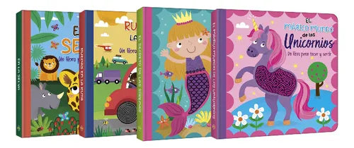 Colección 4 Libros Para Explorar Con Los Sentidos