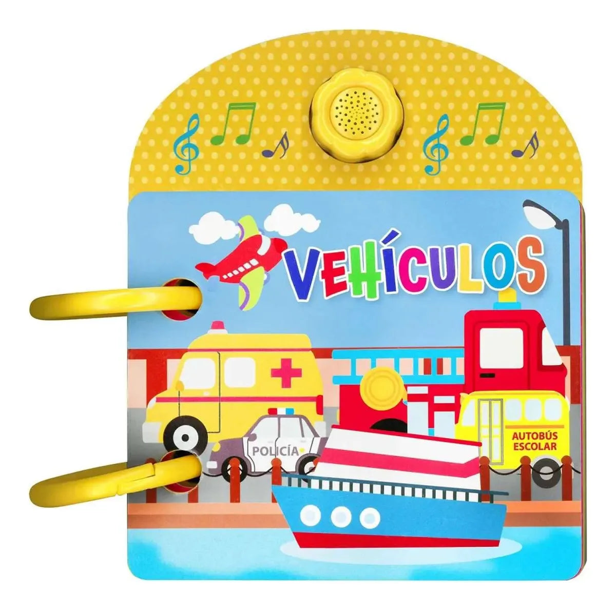Vehículos Libro Musical Para Bebés