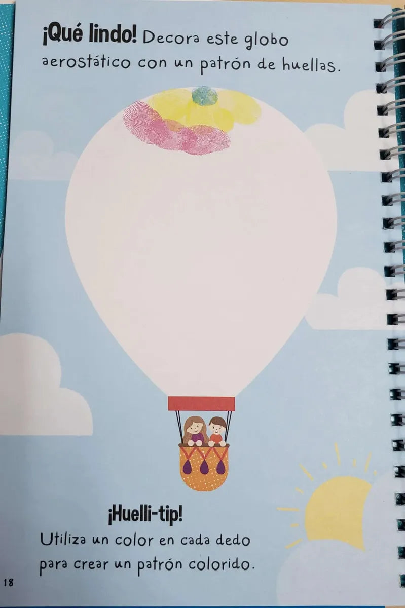 Libro Transporte Pinta Con Huellas