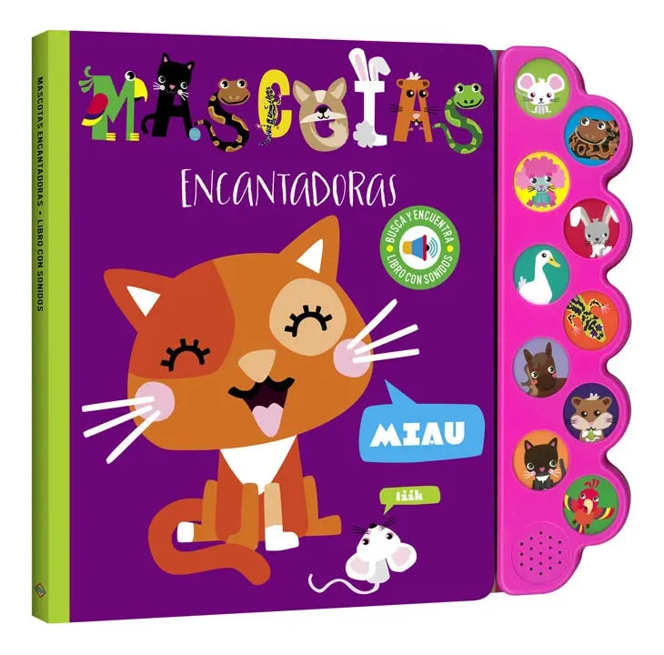 Libro Mascotas Encantadoras Libro Sonoro