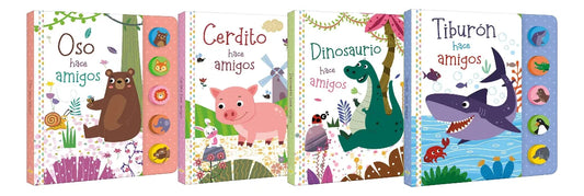 Colección Hace Amigos Libros Interactivos Con Sonidos