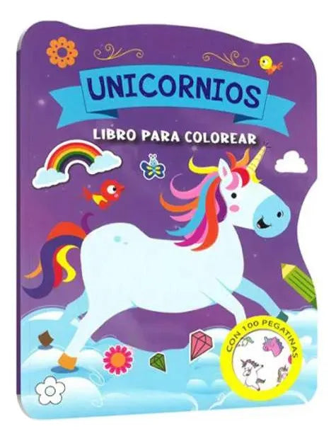 Libro Unicornios 2 Para Colorear