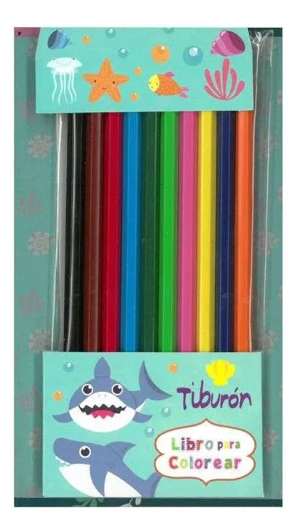 Libro Para Colorear Tiburón