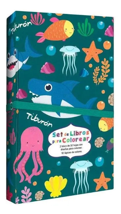 Libro Para Colorear Tiburón