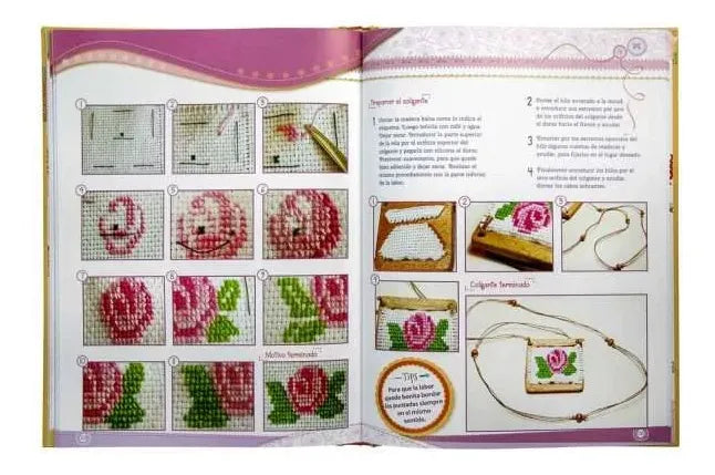 Libro Taller De Bordado Punto De Cruz