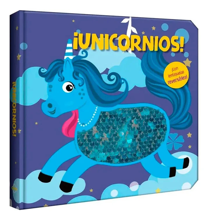 Libro Didáctico Sirenas Con Lentejuelas Reversibles