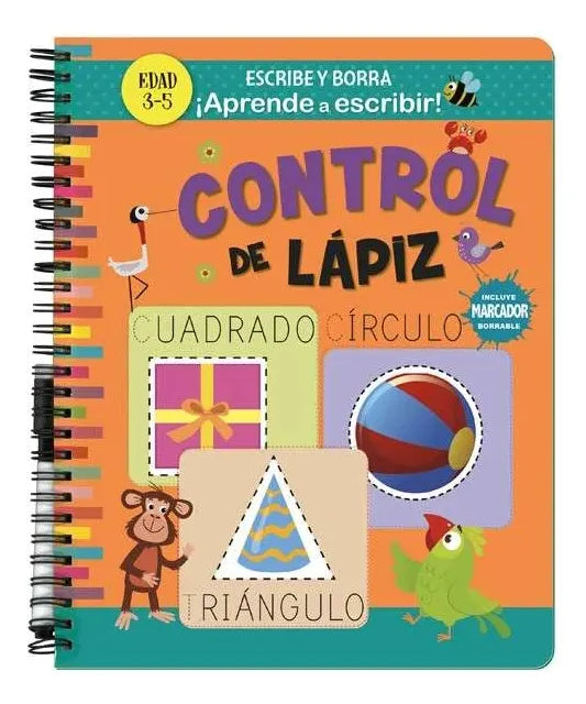 Libro Escribe Y Borra Control De Lápiz