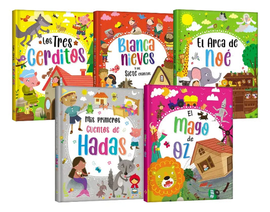 Colección Mis Primeros Cuentos 5 Libros Infantiles
