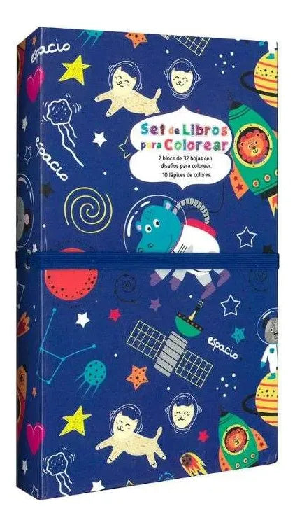 Libro Para Colorear Espacio